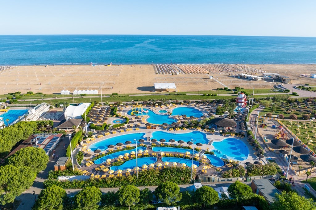 Panoramica Parco Acquatico e Spiaggia
