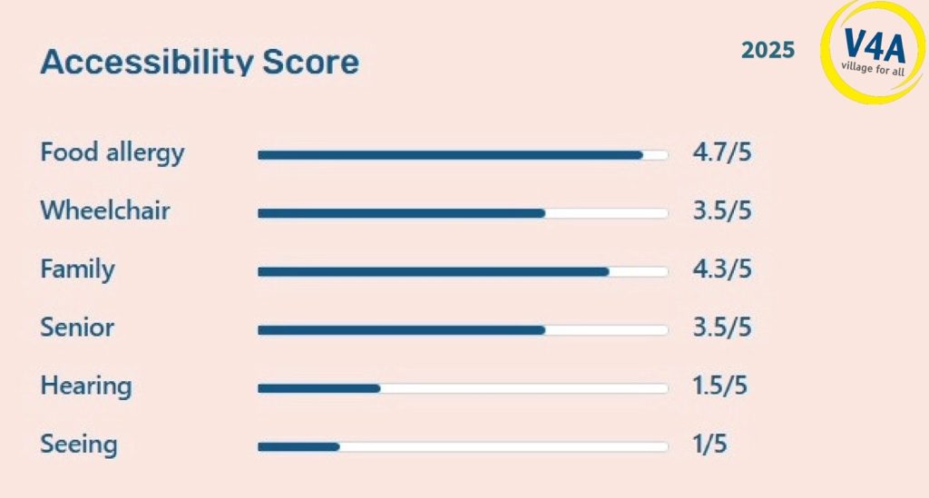 Accessibility score 2025 Village4All